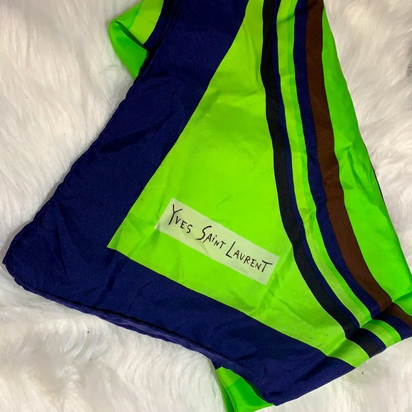 Yves Saint Laurent Accessories - YSL Vintage Scarf Big